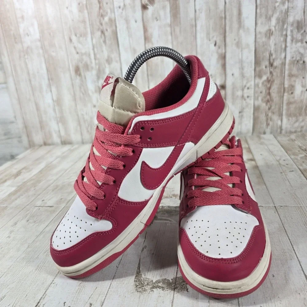 Nike Dunk Low Archery Cherry White Red‎ Sneakers DD1503-601 Womens 5.5